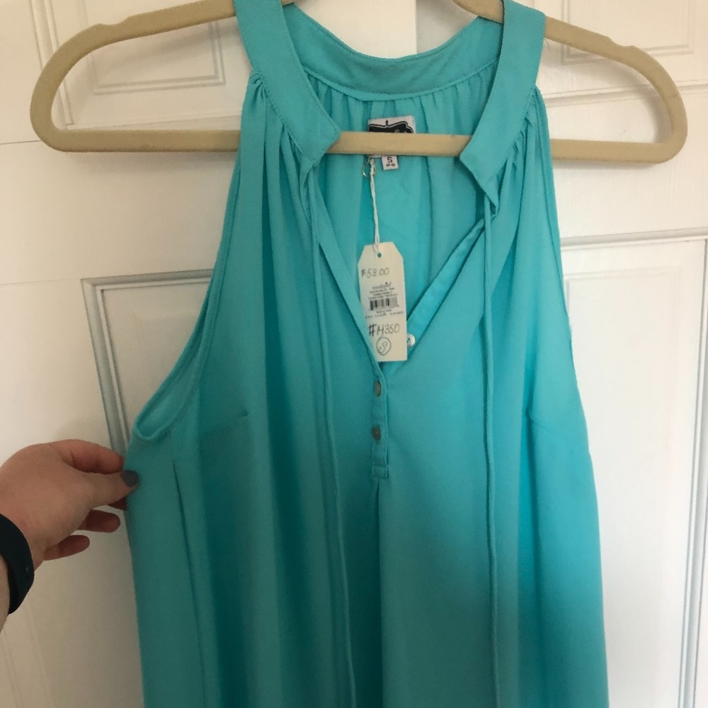 Teal Blouse